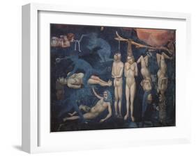 Last Judgment, Detail, Torment-Giotto di Bondone-Framed Art Print