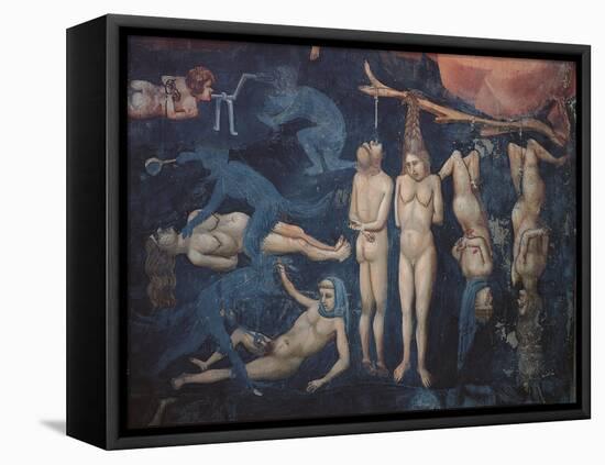 Last Judgment, Detail, Torment-Giotto di Bondone-Framed Stretched Canvas