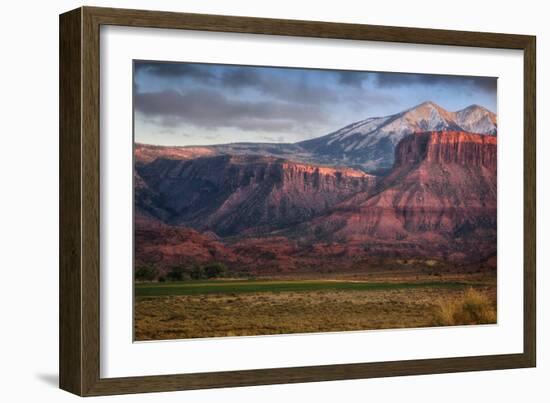 Last Light at Castle Valley-Vincent James-Framed Photographic Print