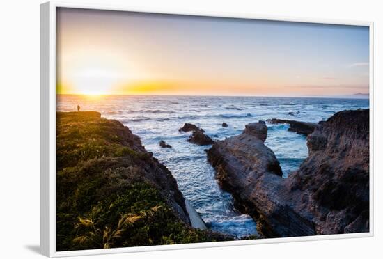 Last Light Hike As The Sunsets In Montana De Oro State Park-Daniel Kuras-Framed Photographic Print