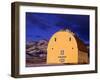 Last Light in Front of Painted Barn, Belgrade, Montana, USA-Chuck Haney-Framed Photographic Print