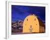 Last Light in Front of Painted Barn, Belgrade, Montana, USA-Chuck Haney-Framed Photographic Print