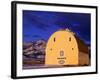 Last Light in Front of Painted Barn, Belgrade, Montana, USA-Chuck Haney-Framed Photographic Print