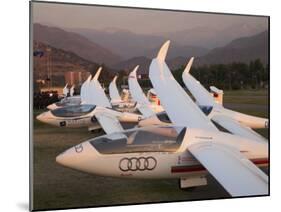 Last Light on Gliders at Fai World Sailplane Grand Prix, Vitacura Airfield, Santiago, Chile-David Wall-Mounted Photographic Print