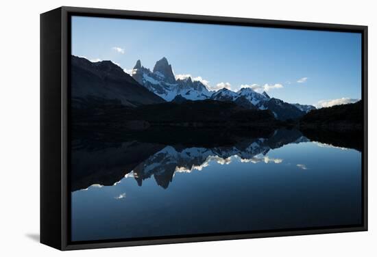 Last Light on the Fitz Roy Mountain Range-Ben Pipe-Framed Stretched Canvas