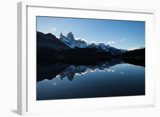 Last Light on the Fitz Roy Mountain Range-Ben Pipe-Framed Photographic Print