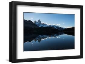 Last Light on the Fitz Roy Mountain Range-Ben Pipe-Framed Photographic Print