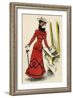 Last Look in Mirror-Paul Fischer-Framed Art Print