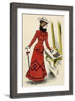 Last Look in Mirror-Paul Fischer-Framed Art Print