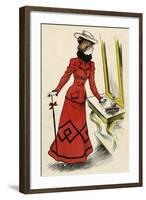 Last Look in Mirror-Paul Fischer-Framed Art Print