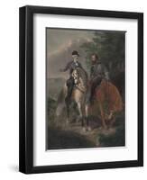 Last Meeting Between Generals Lee and Jackson, 1872-Everett D. B. Julio-Framed Giclee Print