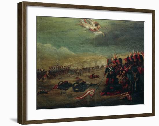 Last Moments of Life of Liberator General Agustin Gamarra Messia-null-Framed Giclee Print