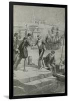 Last Moments of the First World Voyage-Charles Mills Sheldon-Framed Giclee Print