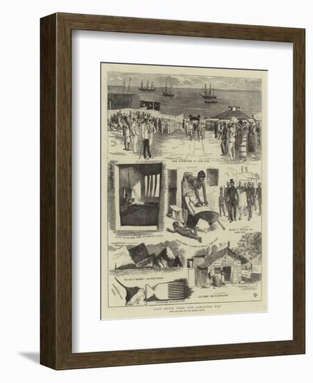 Last Notes from the Ashantee War-Alfred Chantrey Corbould-Framed Giclee Print