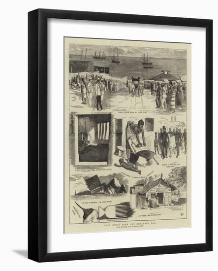 Last Notes from the Ashantee War-Alfred Chantrey Corbould-Framed Giclee Print