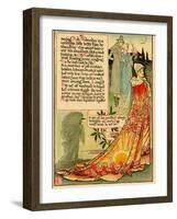 Last Of The Reveler Days Leave The Party-Walter Crane-Framed Art Print