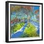 Last of the Snow, Ladmanlow, 2015-Andrew Macara-Framed Giclee Print