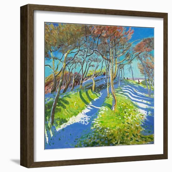 Last of the Snow, Ladmanlow, 2015-Andrew Macara-Framed Giclee Print