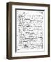 Last Page of "A La Recherche Du Temps Perdu"-Marcel Proust-Framed Giclee Print