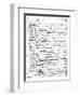 Last Page of "A La Recherche Du Temps Perdu"-Marcel Proust-Framed Giclee Print