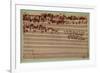 Last Page of the Art of Fugue, 1740S-Johann Sebastian Bach-Framed Giclee Print