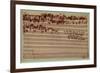 Last Page of the Art of Fugue, 1740S-Johann Sebastian Bach-Framed Giclee Print