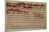 Last Page of the Art of Fugue, 1740S-Johann Sebastian Bach-Mounted Giclee Print