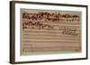 Last Page of the Art of Fugue, 1740S-Johann Sebastian Bach-Framed Giclee Print