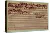 Last Page of the Art of Fugue, 1740S-Johann Sebastian Bach-Stretched Canvas