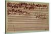 Last Page of the Art of Fugue, 1740S-Johann Sebastian Bach-Stretched Canvas