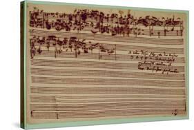 Last Page of the Art of Fugue, 1740S-Johann Sebastian Bach-Stretched Canvas