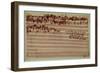 Last Page of the Art of Fugue, 1740S-Johann Sebastian Bach-Framed Giclee Print