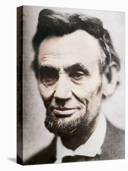 Last Photograph of Abraham Lincoln, (1809-1865), April 1865-null-Stretched Canvas