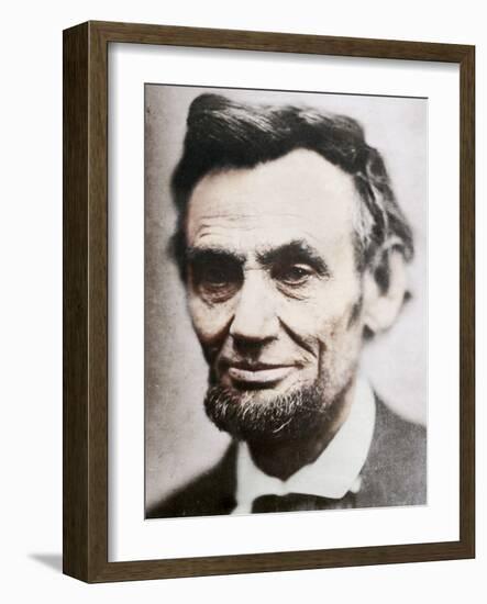 Last Photograph of Abraham Lincoln, (1809-1865), April 1865-null-Framed Photographic Print