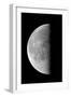 Last Quarter Waning Moon-null-Framed Premium Photographic Print