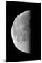 Last Quarter Waning Moon-null-Mounted Photographic Print