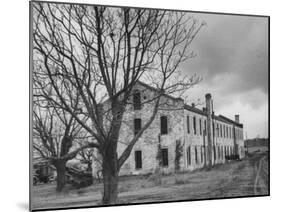 Last Remaining Original Building at the Louisiana State Penitentiary at Angola-null-Mounted Photographic Print