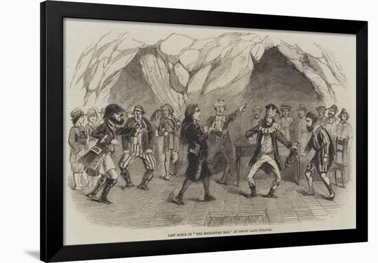 Last Scene of The Enchanted Isle at Drury Lane Theatre-null-Framed Giclee Print