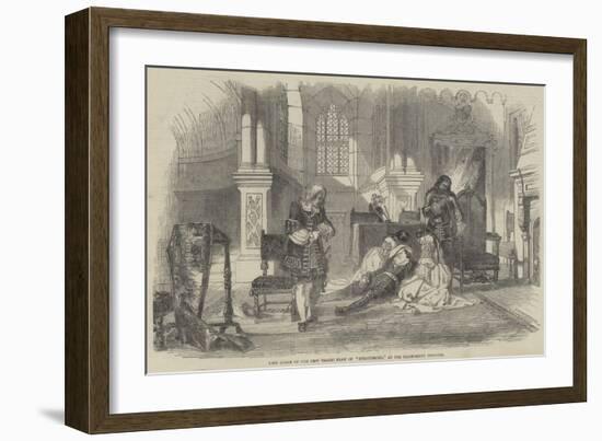 Last Scene of the New Tragic Play of Strathmore, at the Haymarket Theatre-null-Framed Giclee Print