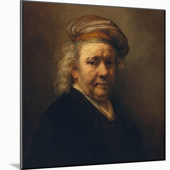 Last Self-Portrait, 1669-Rembrandt van Rijn-Mounted Giclee Print