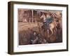 Last Stand of the Kelly's-George Washington Lambert-Framed Giclee Print