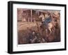 Last Stand of the Kelly's-George Washington Lambert-Framed Giclee Print