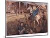 Last Stand of the Kelly's-George Washington Lambert-Mounted Giclee Print