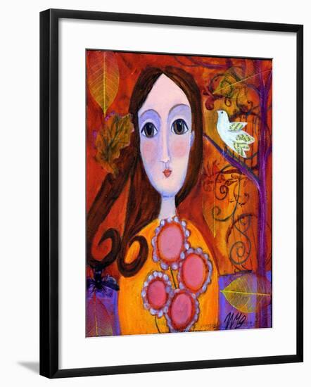 Last Summer Flowers-Wyanne-Framed Giclee Print