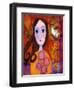 Last Summer Flowers-Wyanne-Framed Giclee Print