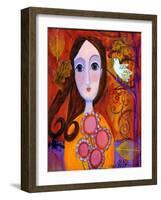 Last Summer Flowers-Wyanne-Framed Giclee Print