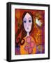 Last Summer Flowers-Wyanne-Framed Giclee Print