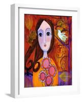 Last Summer Flowers-Wyanne-Framed Giclee Print