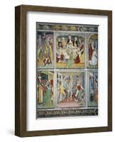 Last Supper and Flagellation-Giovanni Canavesio-Framed Giclee Print