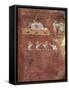 Last Supper and the Washing of Feet, Miniature from the Gospels Called Rossanensis-null-Framed Stretched Canvas